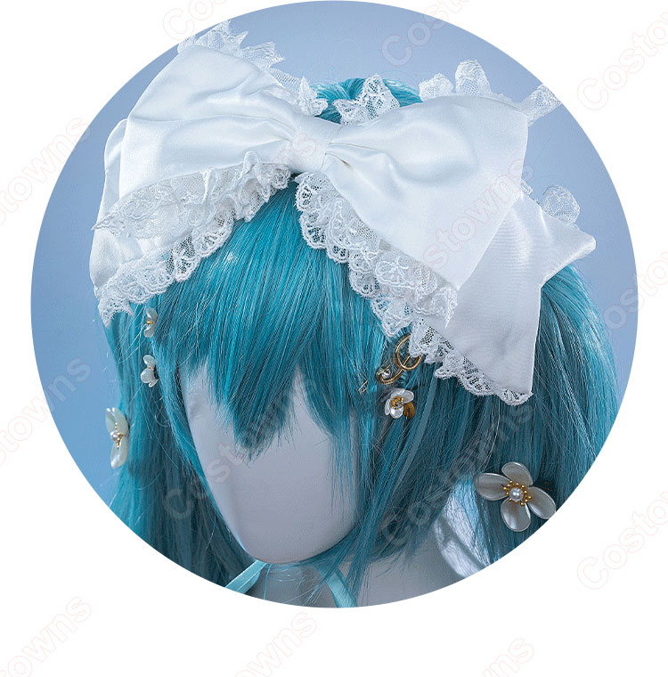 初音ミク 生誕16周年記念 コスプレ衣装 ロリータ衣装-10