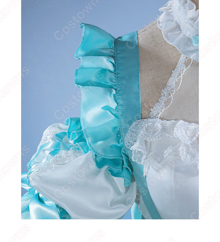 初音ミク 生誕16周年記念 コスプレ衣装 ロリータ衣装-6