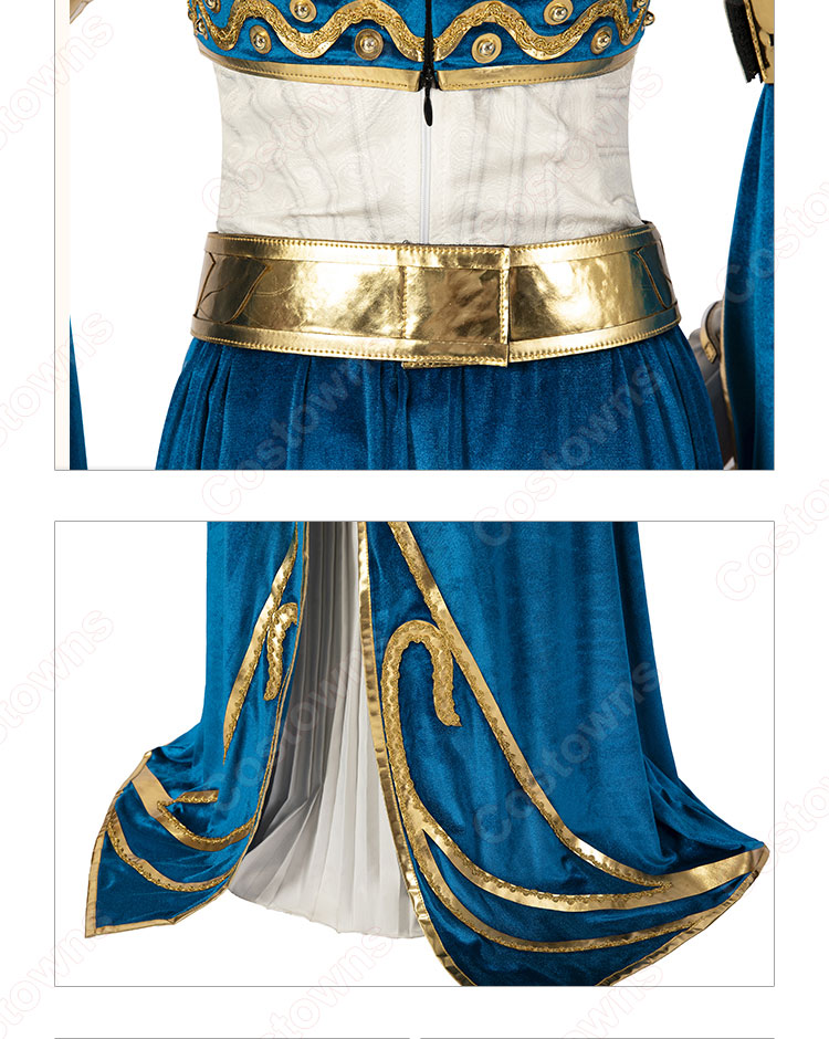 ゼルダの伝説 ブレスオブザワイルド 厄災の黙示録（王女） ゼルダ姫 コスプレ衣装-7