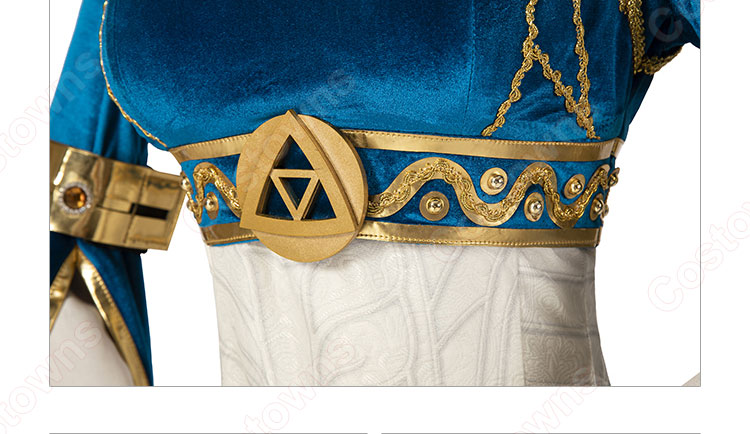 ゼルダの伝説 ブレスオブザワイルド 厄災の黙示録（王女） ゼルダ姫 コスプレ衣装-9