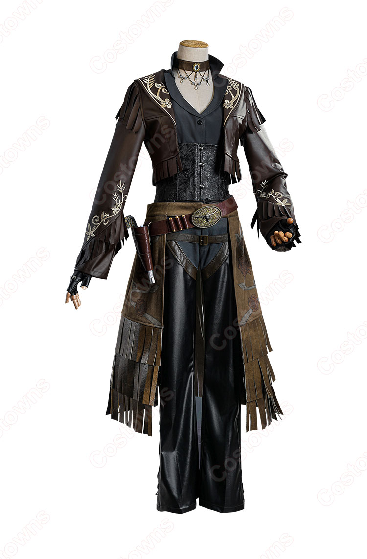 IdentityV 第五人格 バーメイド(デミ・バーボン) ブラックローズ コスプレ衣装-3