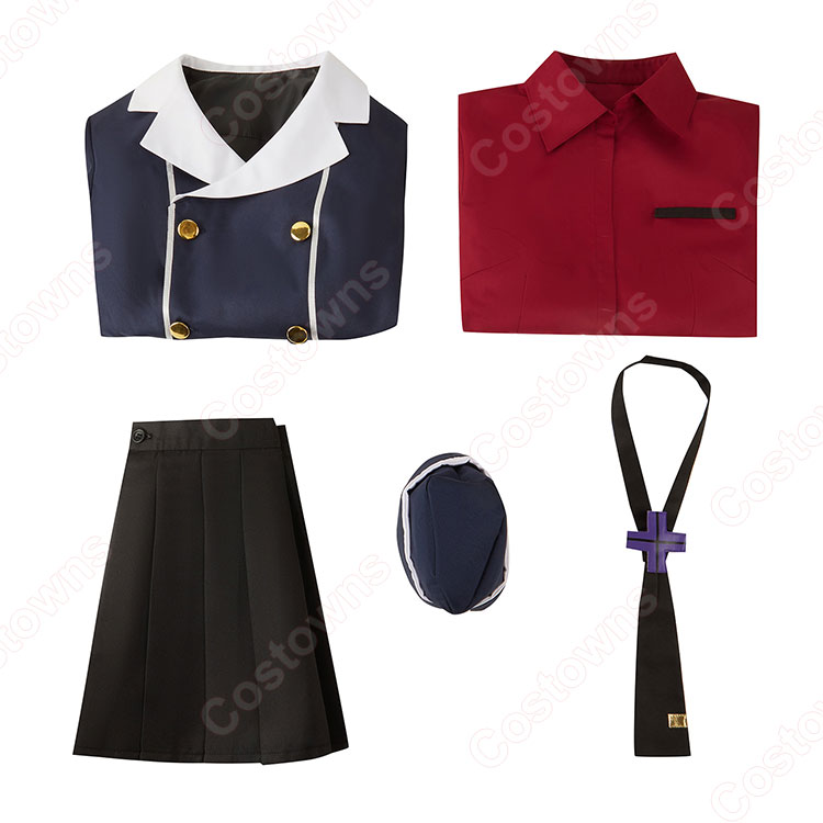 ブルーアーカイブ ゲヘナ学園 伊草ハルカ コスプレ衣装-9