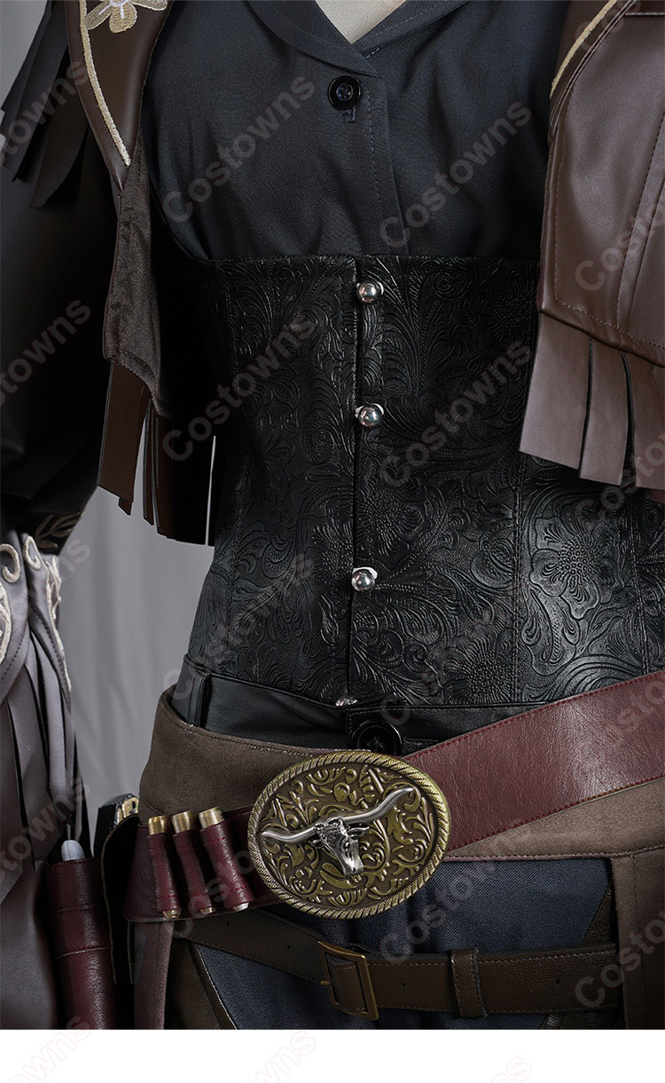 IdentityV 第五人格 バーメイド(デミ・バーボン) ブラックローズ コスプレ衣装-8