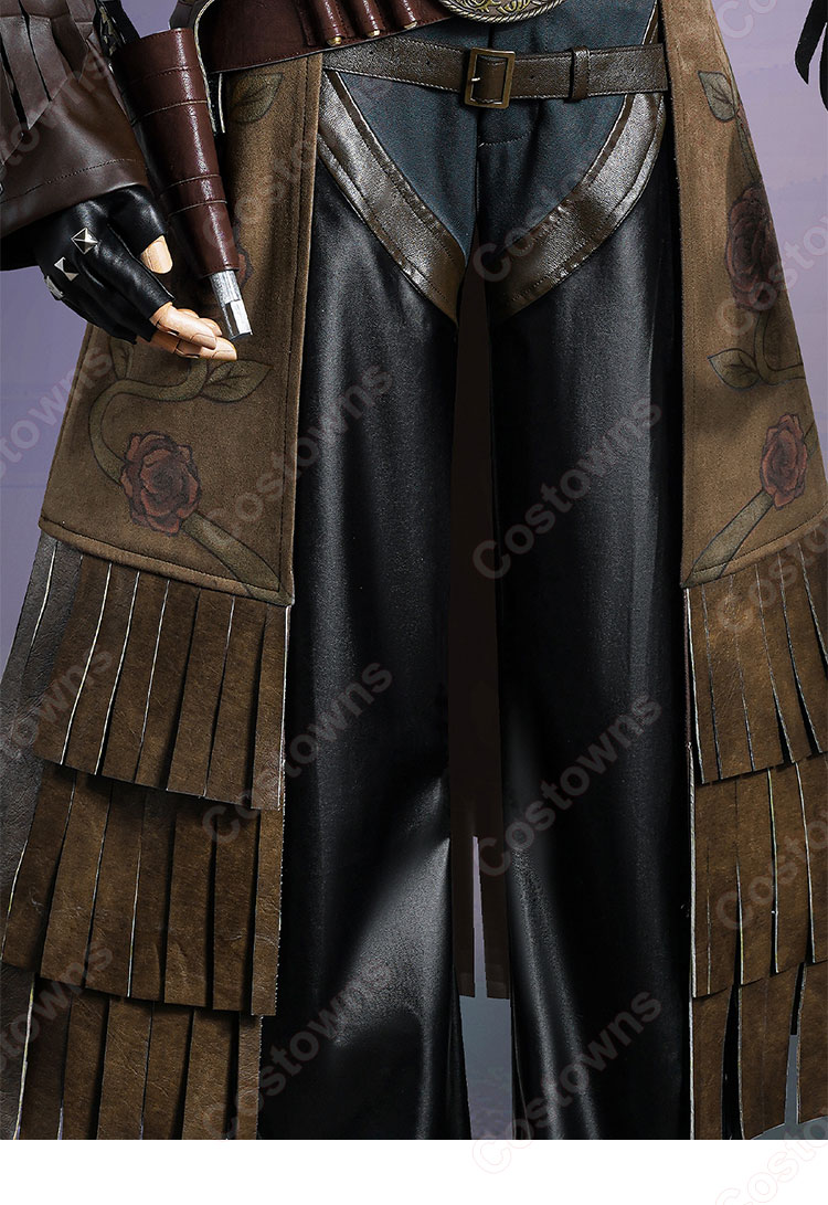 IdentityV 第五人格 バーメイド(デミ・バーボン) ブラックローズ コスプレ衣装-10