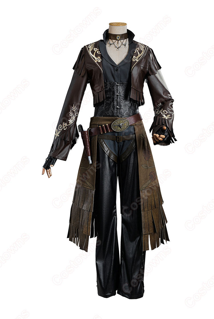 IdentityV 第五人格 バーメイド(デミ・バーボン) ブラックローズ コスプレ衣装-2