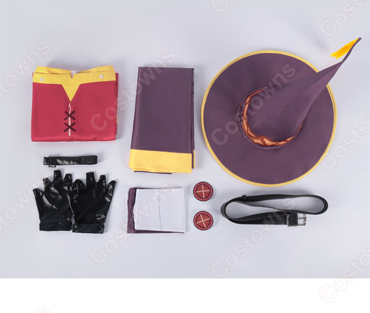 この素晴らしい世界に祝福を! めぐみん コスプレ衣装-12