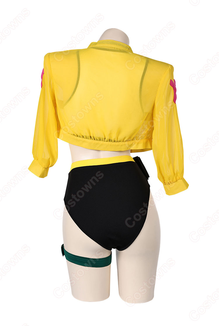 VALORANT キルジョイ コスプレ衣装 水着 ビキニ 黄色-3