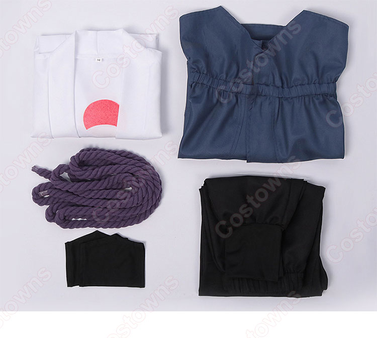 NARUTO -ナルト- うちはサスケ ナルトの親友 コスプレ衣装-15