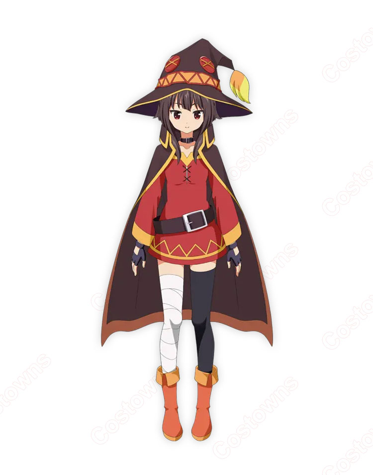 この素晴らしい世界に祝福を! めぐみん コスプレ衣装-1