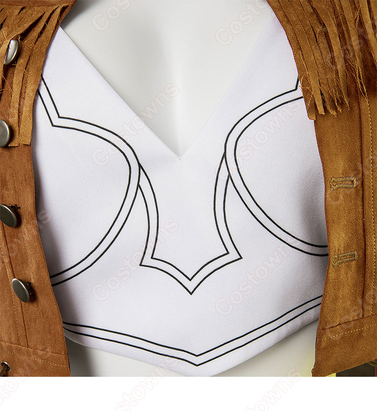 ファイナルファンタジーVII リバース ティファ・ロックハート ウェスタンガイド姿 コスプレ衣装-7