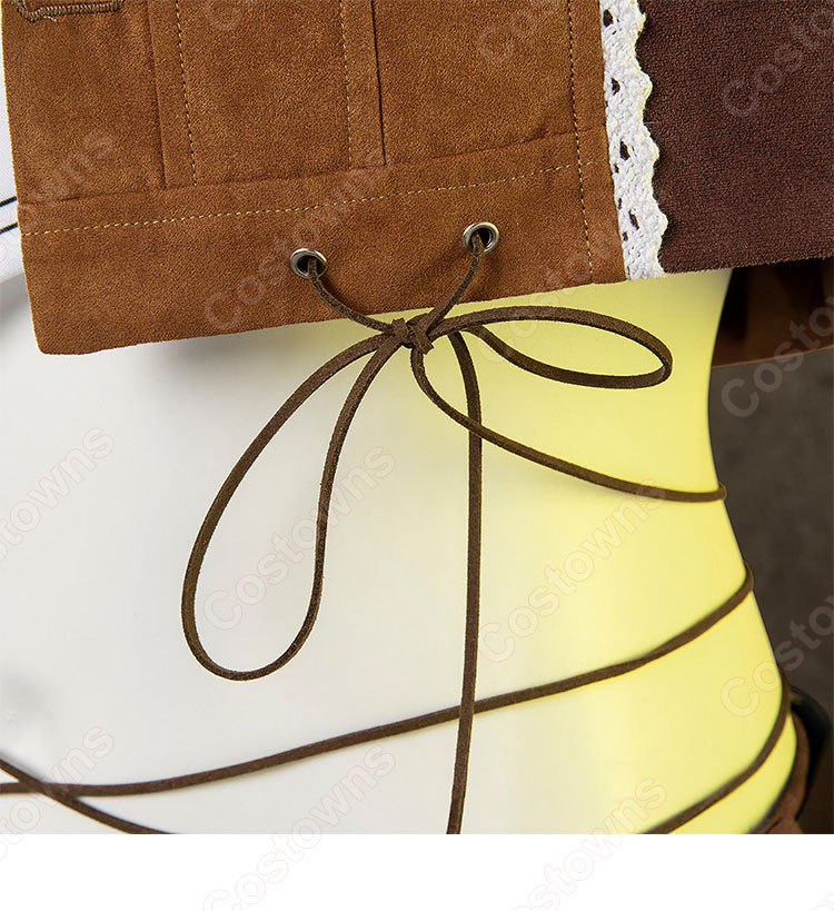 ファイナルファンタジーVII リバース ティファ・ロックハート ウェスタンガイド姿 コスプレ衣装-10