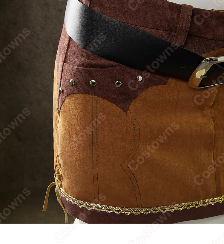 ファイナルファンタジーVII リバース ティファ・ロックハート ウェスタンガイド姿 コスプレ衣装-12