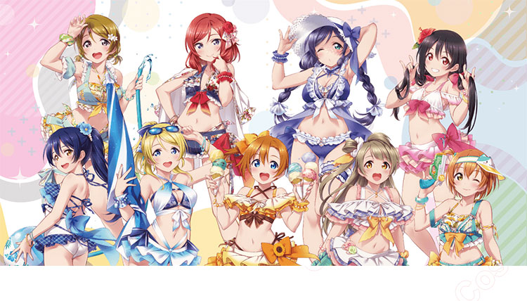 新しいスタイル ラブライブ！ 水着 μ's コスプレ衣装 矢澤にこ くじ引き堂 タオル