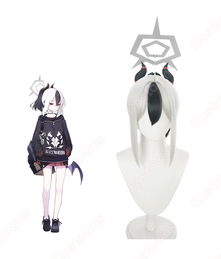 ブルーアーカイブ ゲヘナ学園 鬼方カヨコ コスプレウィッグ-1