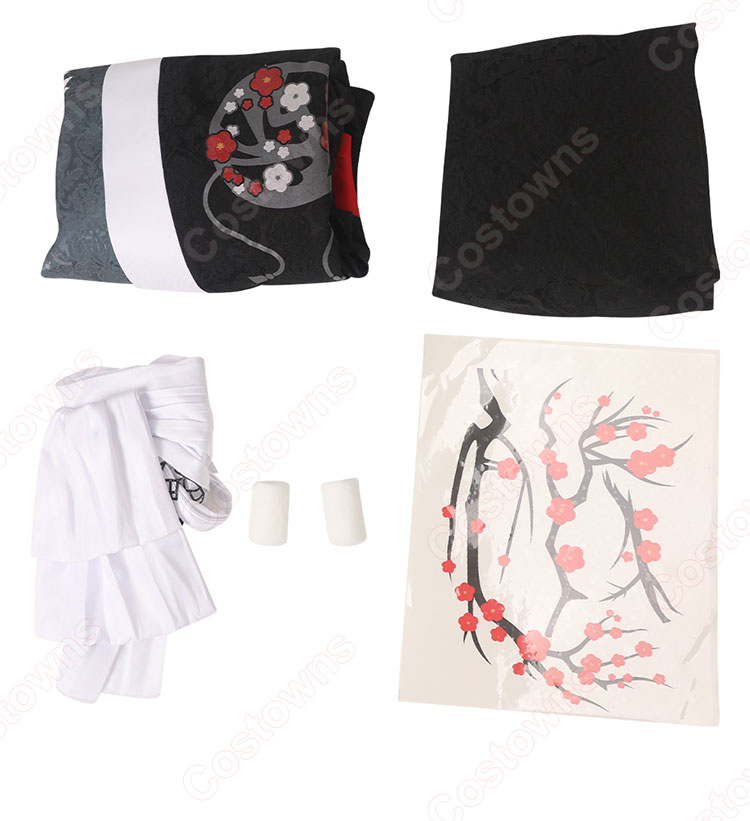 ファイナルファンタジーXIV 夜鶴胴着 コスプレ衣装 着物-8