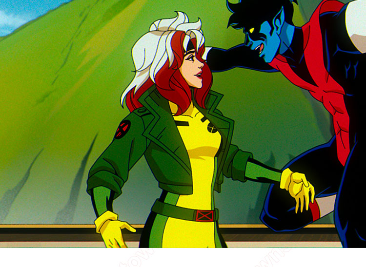X-MEN'97 アンナ=マリー・レイヴン ローグ コスプレ衣装-1