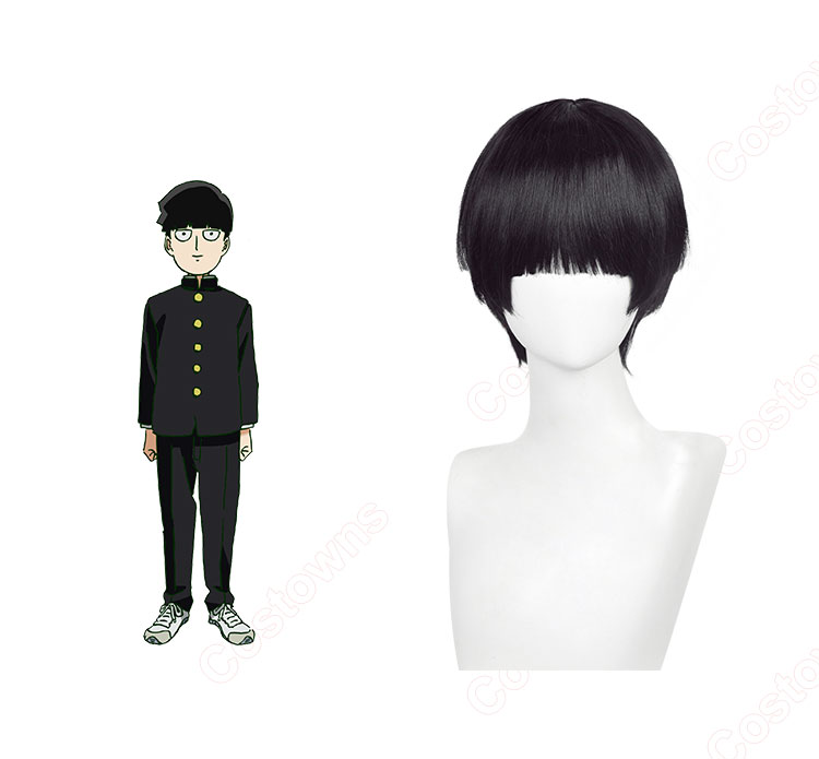 モブサイコ100 影山茂夫 コスプレウィッグ-1