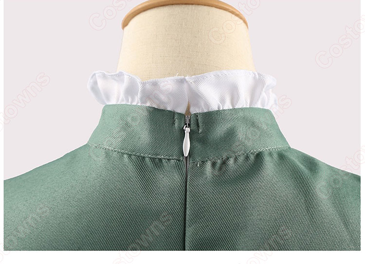 ハウルの動く城 ソフィー・ハッター コスプレ衣装 緑ワンピース-6