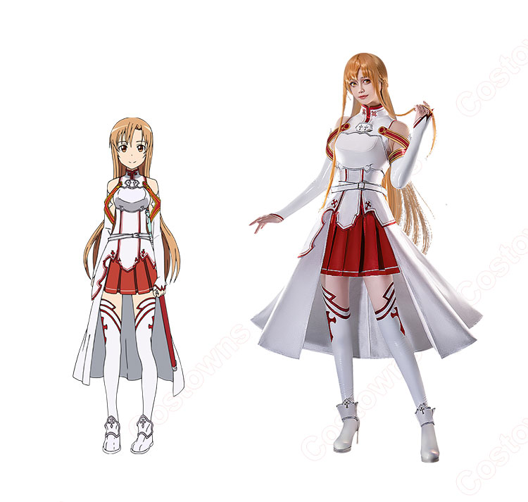 ソードアート・オンライン アスナ 結城明日奈 コスプレ衣装 - Costowns