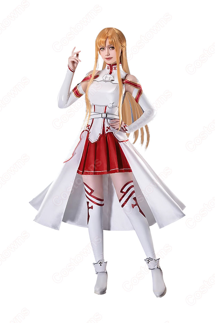 ソードアート・オンライン アスナ 結城明日奈 コスプレ衣装-2