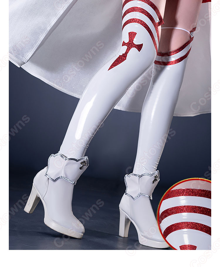 ソードアート・オンライン アスナ 結城明日奈 コスプレ衣装-15
