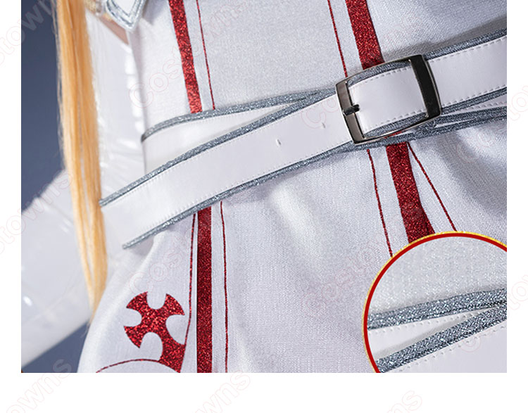 ソードアート・オンライン アスナ 結城明日奈 コスプレ衣装-12