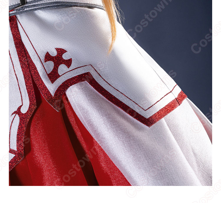 ソードアート・オンライン アスナ 結城明日奈 コスプレ衣装-13