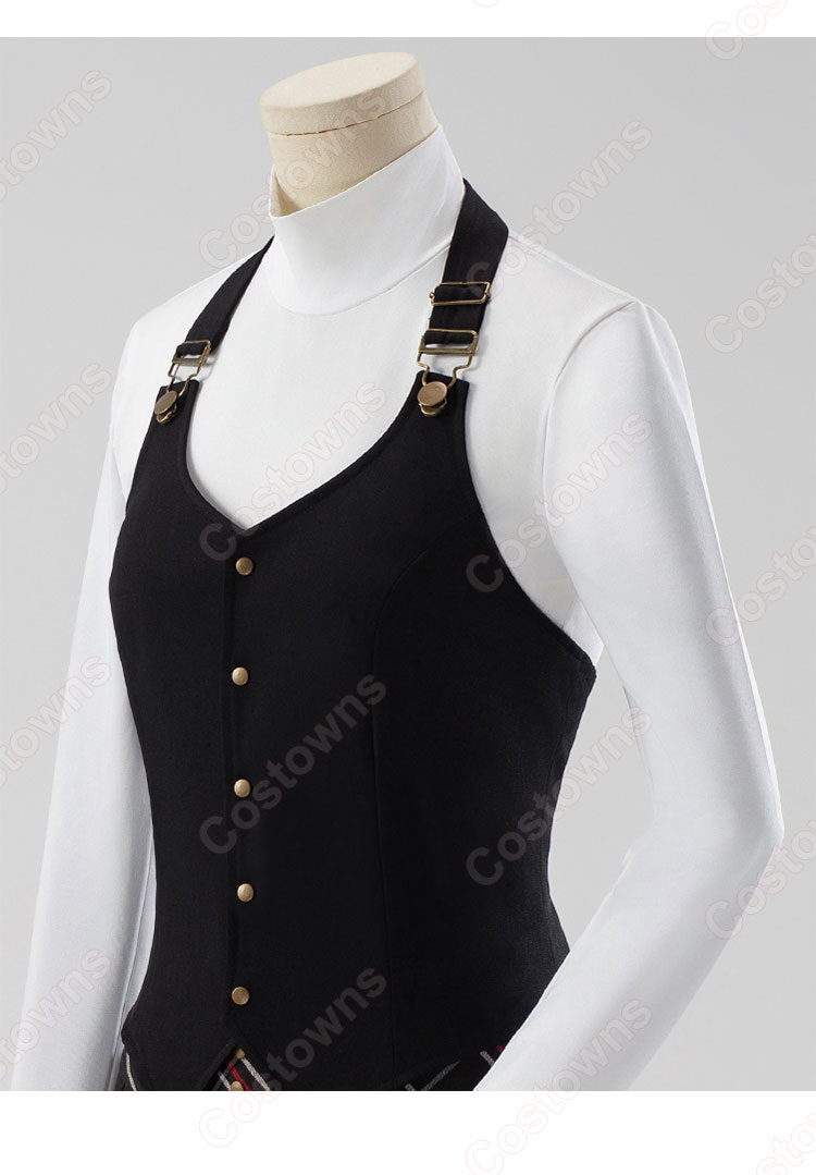 ペルソナ5 新島真 コスプレ衣装 学生Ver. 制服-4