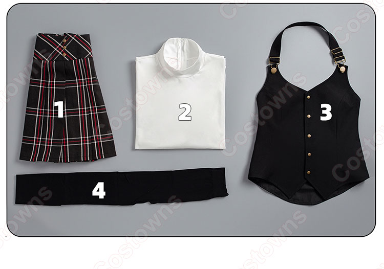 ペルソナ5 新島真 コスプレ衣装 学生Ver. 制服-7