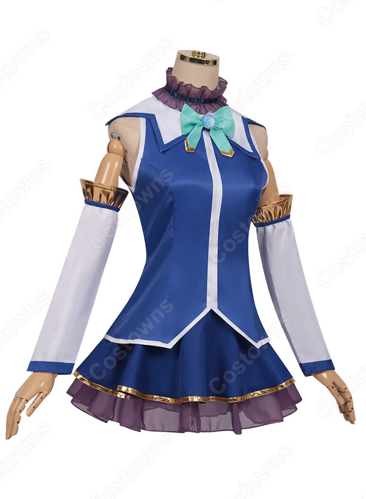 神併良品] この素晴 コスプレ ウィッグ付き めぐみん カズマ アクア コスプレ衣装 大人