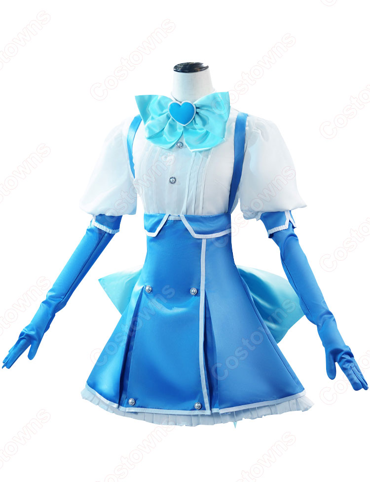 魔法少女にあこがれて 水神小夜 マジアアズール コスプレ衣装-3