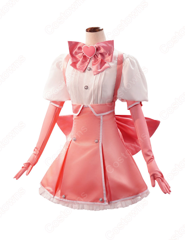 魔法少女にあこがれて 花菱はるか マジアマゼンタ コスプレ衣装-3
