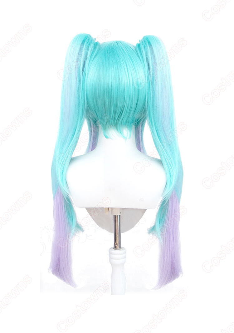 初音ミク レーシングミク 2024Ver. コスプレウィッグ-5