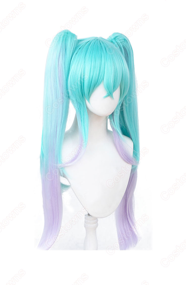 初音ミク レーシングミク 2024Ver. コスプレウィッグ-3