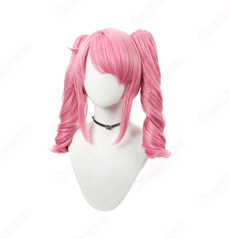 魔法少女にあこがれて 花菱はるか マジアマゼンタ コスプレウィッグ-4