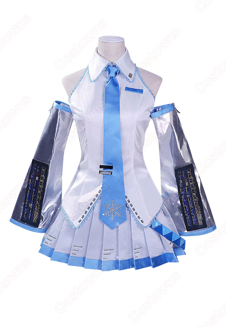 ICOS ボーカロイド コスプレ 初音ミク 雪ミク2010 衣装