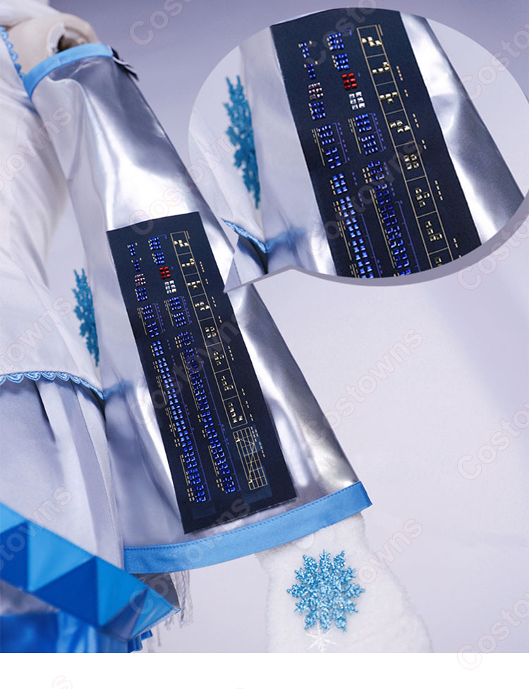 雪ミク2010「初代」 初音ミク コスプレ衣装-9