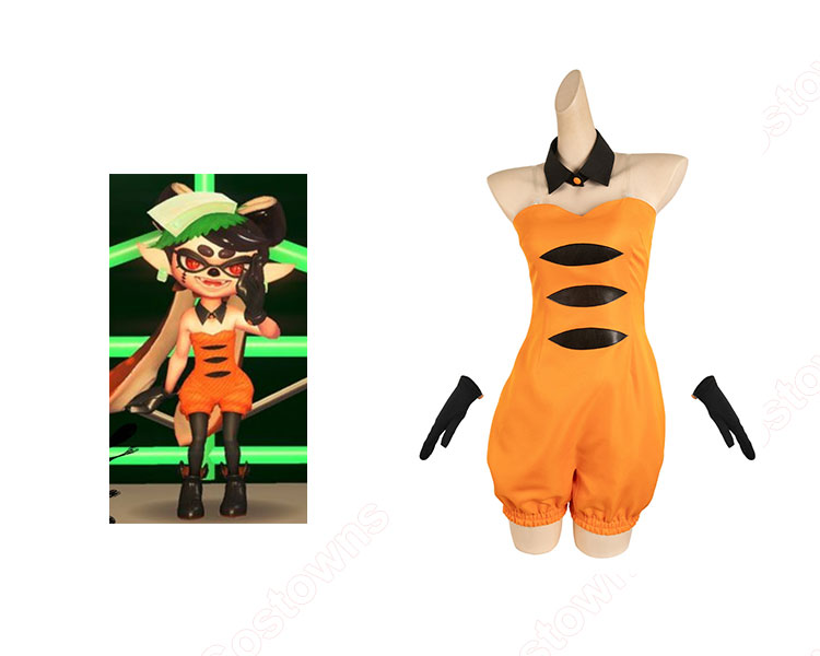 スプラトゥーン3 アオリ ハロウィンVer. コスプレ衣装 ハロウィン衣装-1