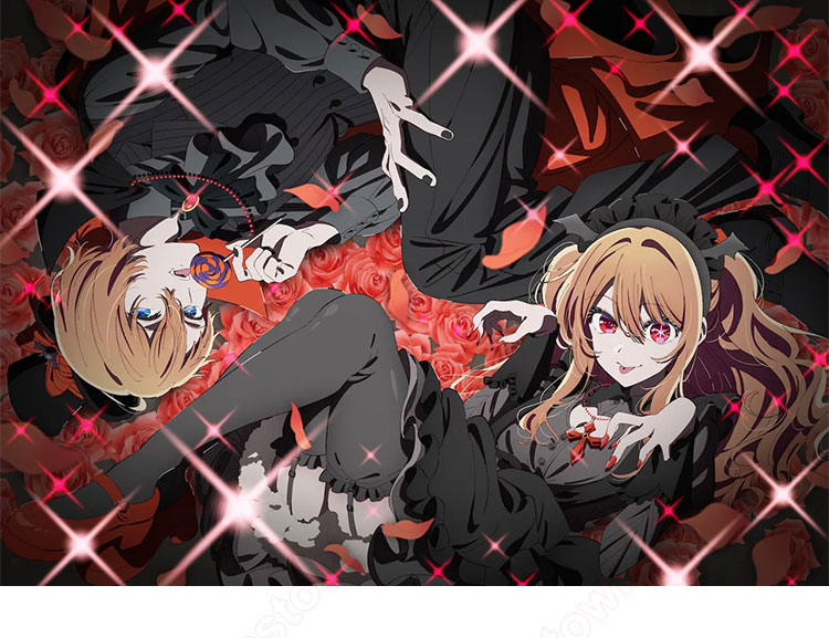 【推しの子】 星野ルビー 吸血鬼 コスプレ衣装 ハロウィン 真っ黒衣装 メイド服-1