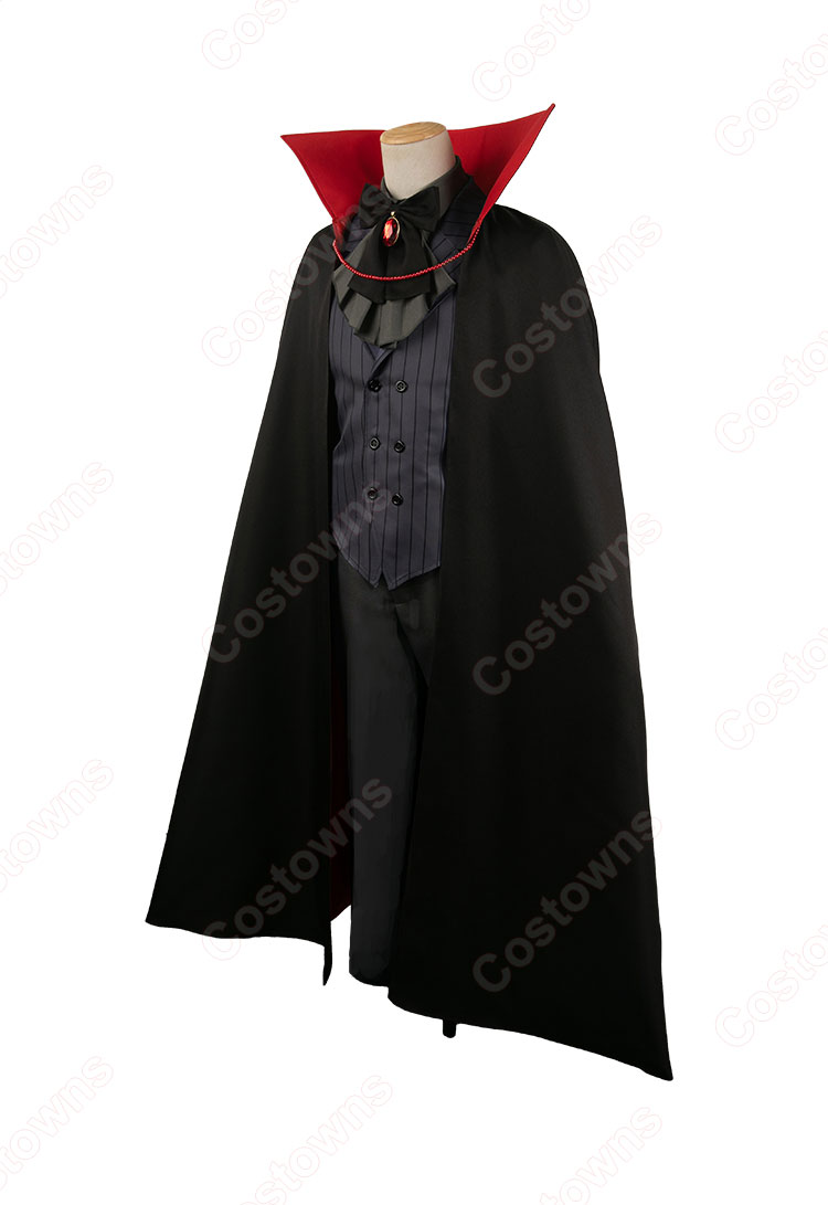 新しく着き 推しの子】 アクア 吸血鬼 コスプレ衣装 ハロウィン 真っ黒衣装 その他