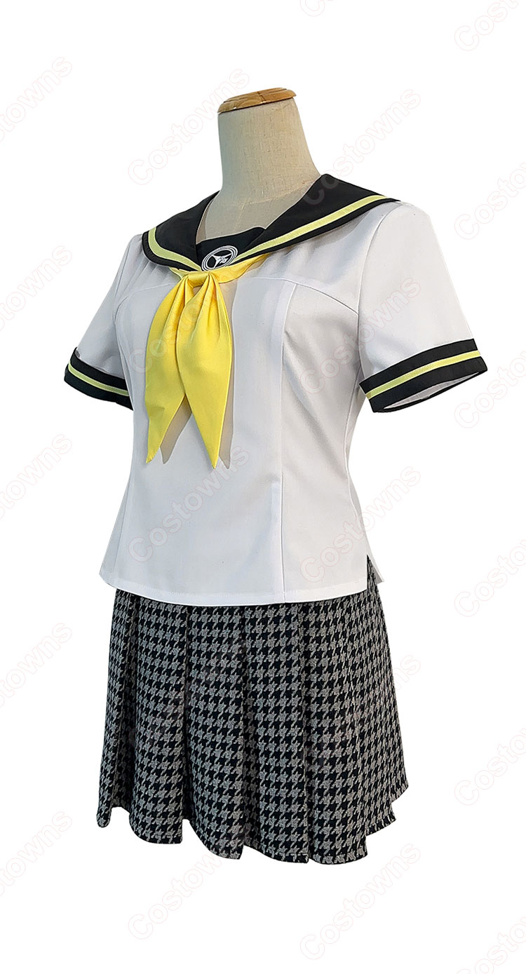 ペルソナ4 久慈川りせ コスプレ衣装 八十神高校夏服 制服-3