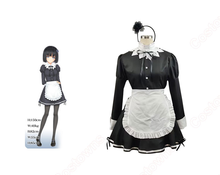 美少女万華鏡 神が造りたもうた少女たち 燈露椎 ドロシー コスプレ衣装 メイド服-1