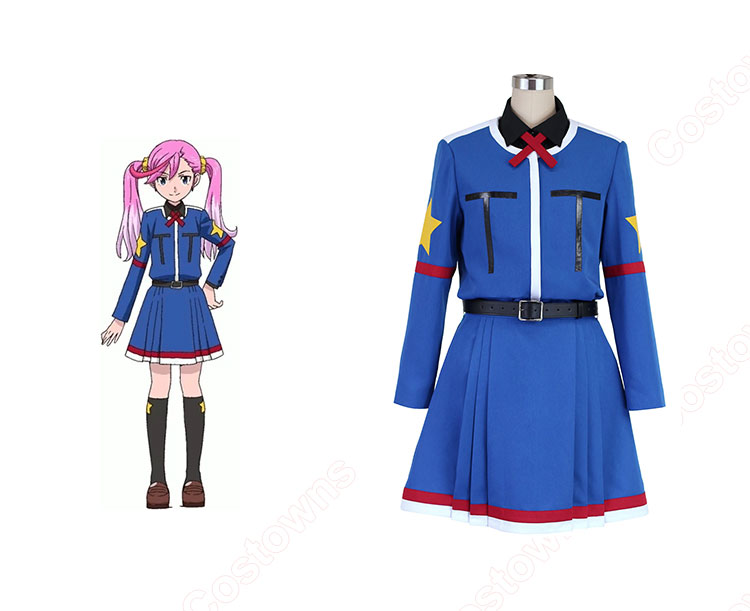 デジモンユニバース アプリモンスターズ 花嵐エリ コスプレ衣装-1