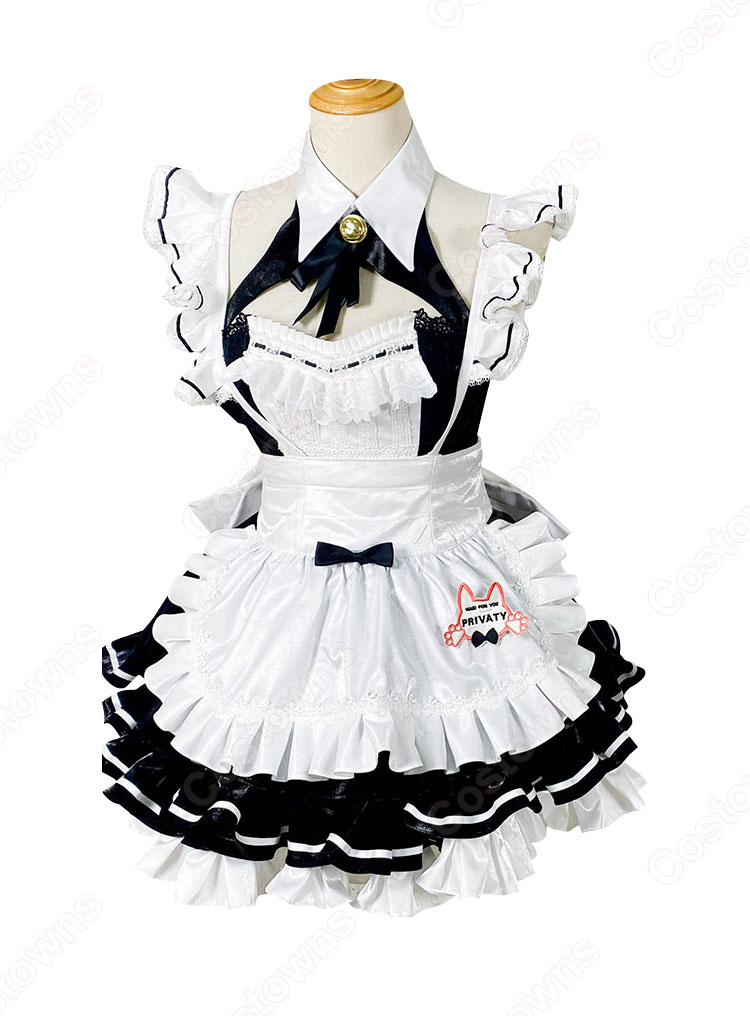 【送料無料/即納】  勝利の女神:NIKKE コスプレ アンカインド・メイド プリバティ コスプレ衣装