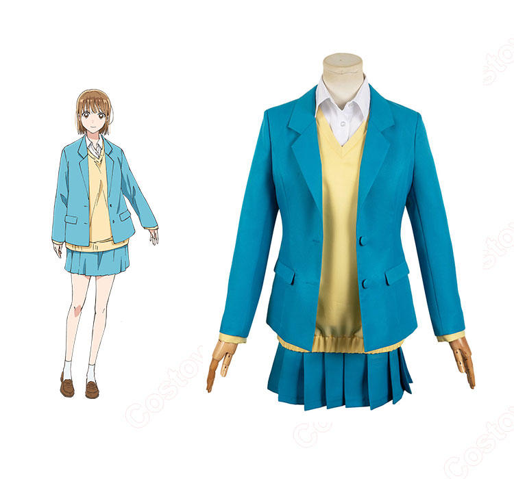 アオのハコ 鹿野千夏 コスプレ衣装-1