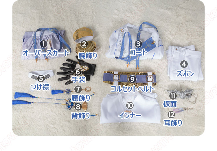 恋と深空 セイヤ 月影ハンター コスプレ衣装-10