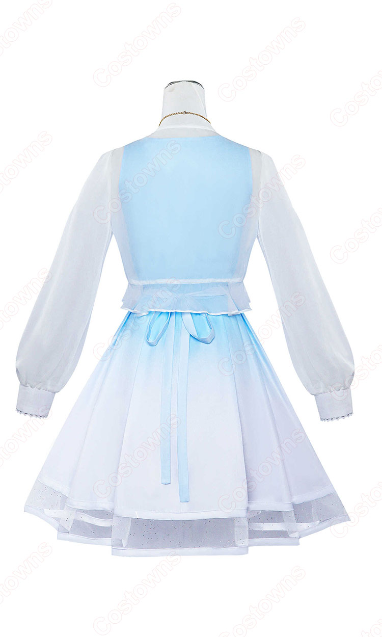 「原神」×アニメイトコラボ 甘雨(カンウ) コスプレ衣装 原神展~たびごころの赴くままに~ ワンピース-3