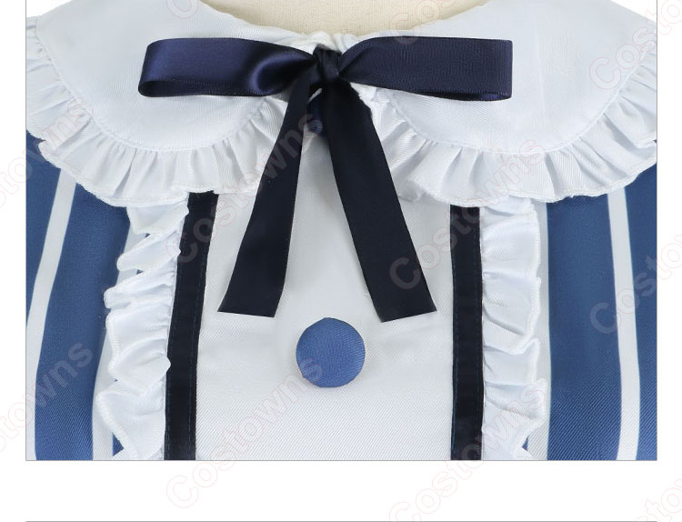 女神のカフェテラス 千代田莉々歌 高崎舞乙 宗谷萌美 吉野碧流 ヴァレンティーナ吾妻 コスプレ衣装 メイド服-6