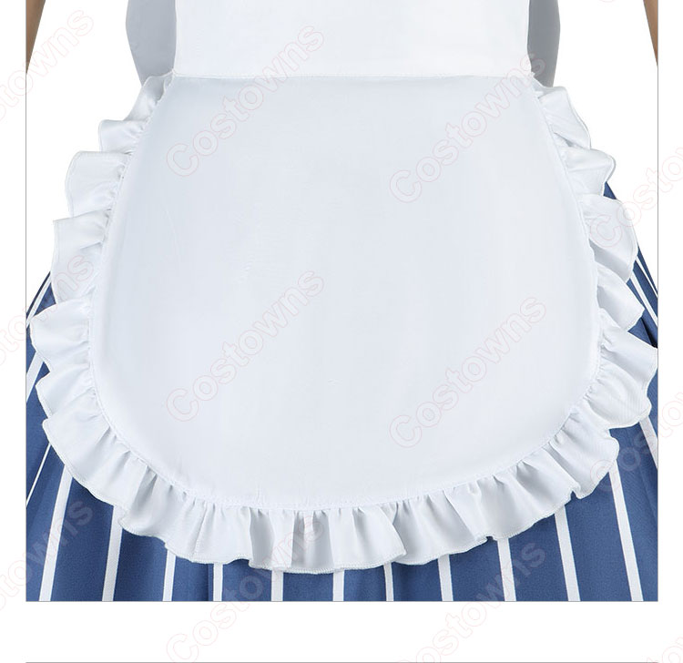 女神のカフェテラス 千代田莉々歌 高崎舞乙 宗谷萌美 吉野碧流 ヴァレンティーナ吾妻 コスプレ衣装 メイド服-8
