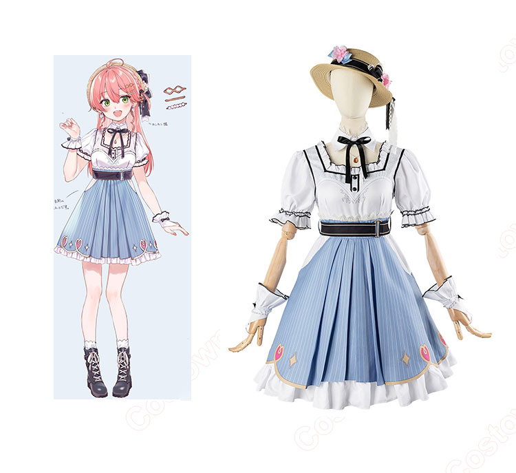 hololive（ホロライブ） さくらみこ デート服 コスプレ衣装 きゅんきゅんみこきゅんきゅん♡ MV衣装 生誕祭2024 新衣装 -  Costowns